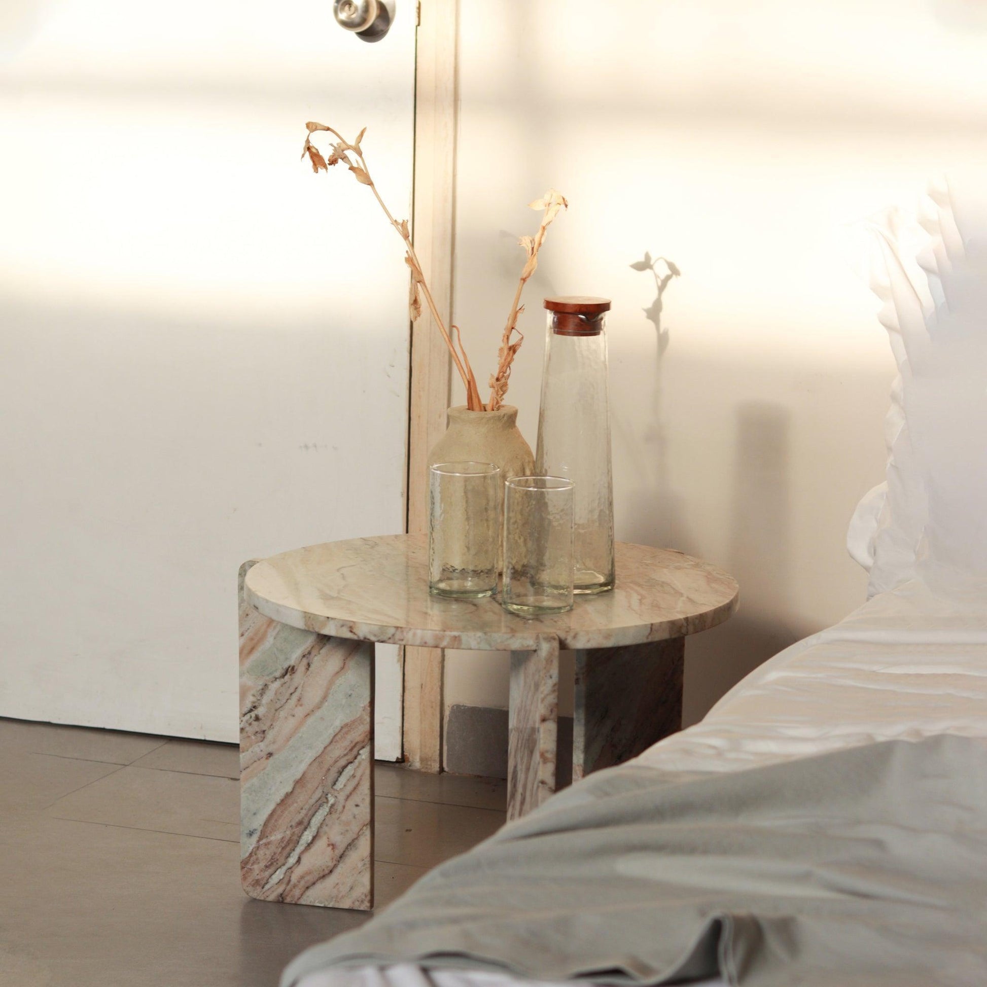 Buy Coffee Table - Helios Marble Table by Muun Home on IKIRU online store