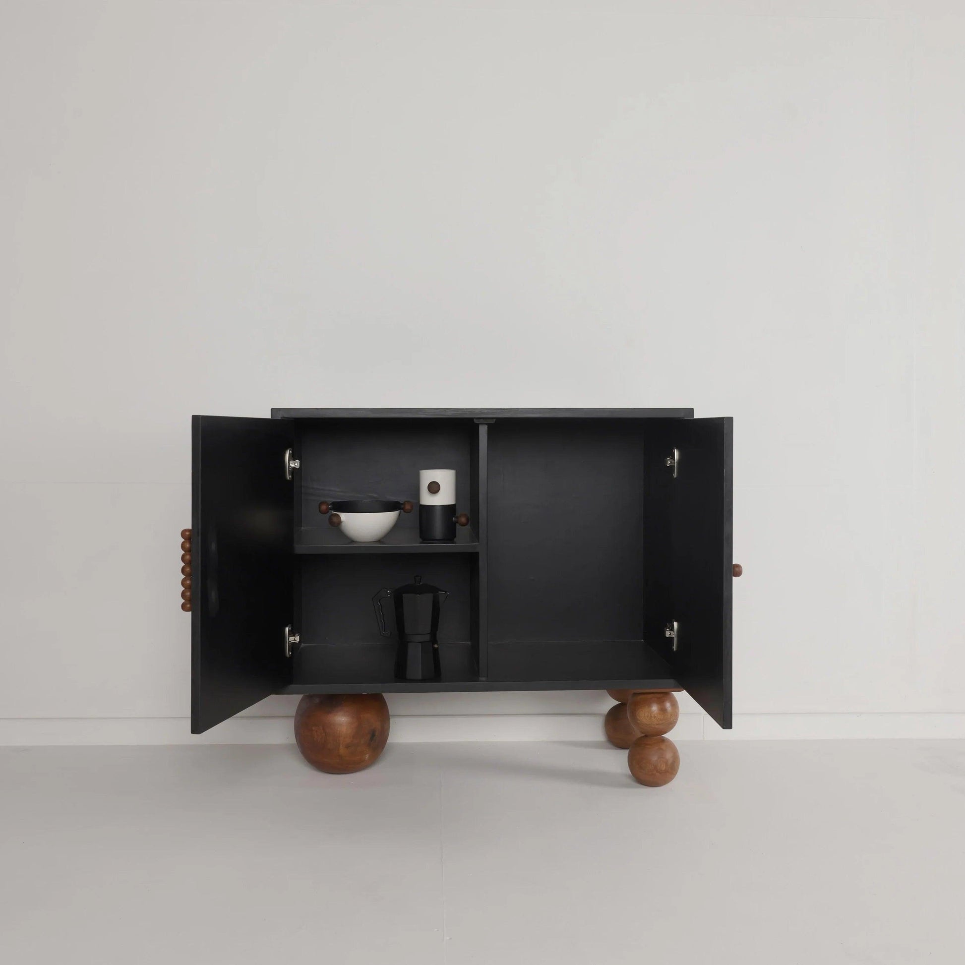 Buy Console Table - Ball Pack Credenza Console Table for Crockery Storage | Cabinet Shelfs by Objectry on IKIRU online store