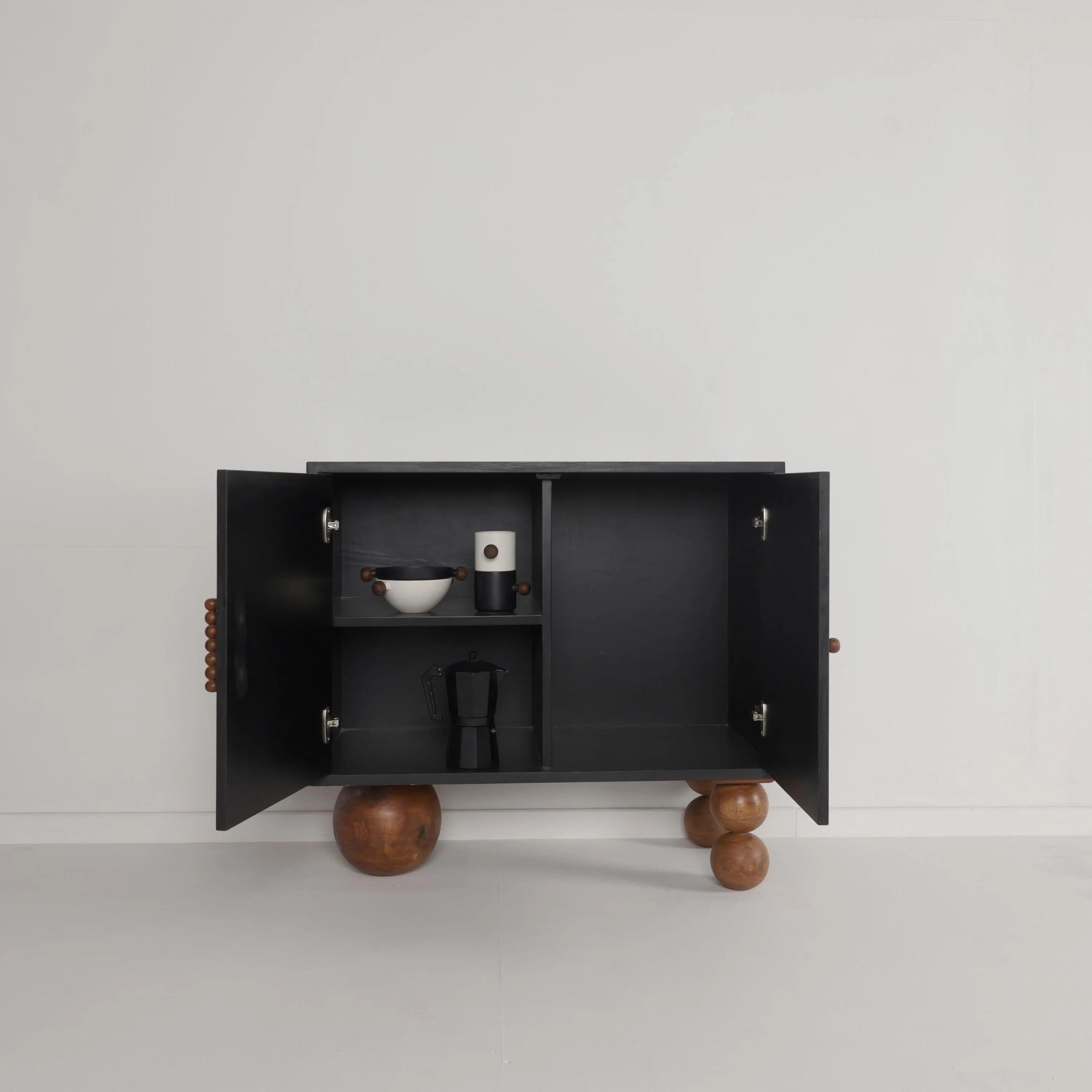 Buy Console Table - Ball Pack Credenza Console Table for Crockery Storage | Cabinet Shelfs by Objectry on IKIRU online store