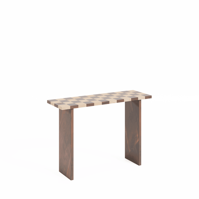 Buy Console Table - Chess Console Table for Living Room | Wooden Wall Side Table by Artisan Manor on IKIRU online store