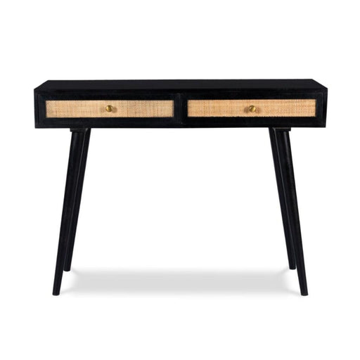 Buy Console Table - Cotswold Rattan Black Console Table by Home Glamour on IKIRU online store