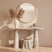 HUMP Toronto Marble Console Table | Luxury Natural Stone Console for Entryway & Living Room