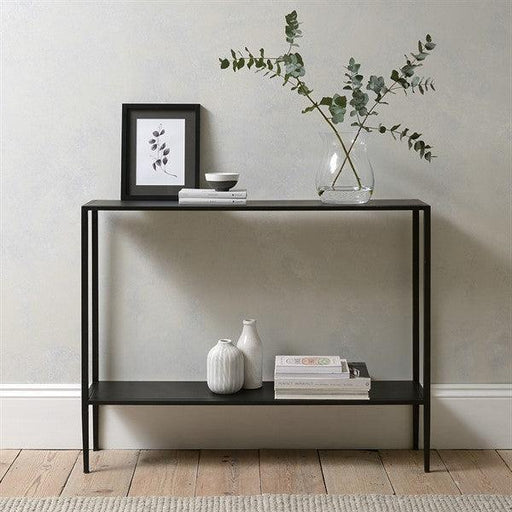 Buy Console Table - Regan Black Metal Console Table | Sofa Table For Living Room by Handicrafts Town on IKIRU online store