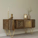 Buy Console Table Selective Edition - Abacus Mango Wood and Metal Console by Objects In Space on IKIRU online store