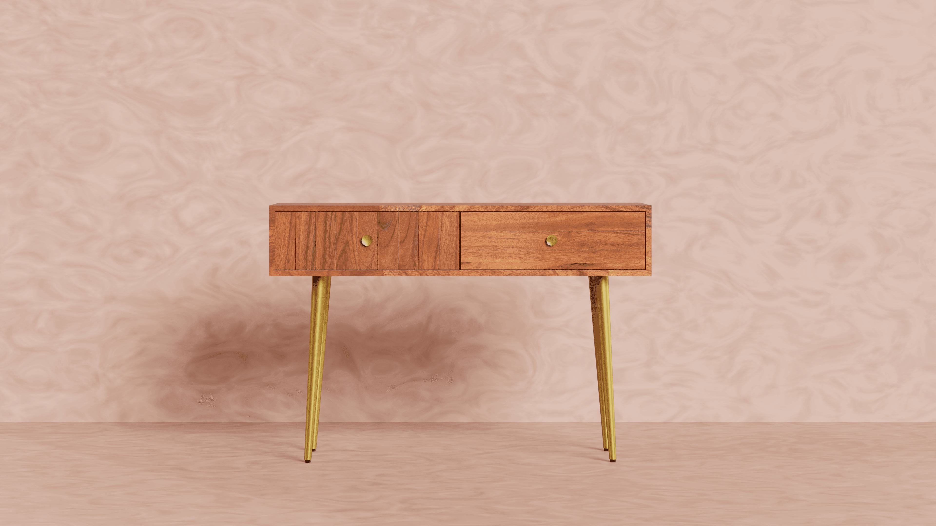 Buy Console Table - Slat Console Table | Sofaside Table with Drawer by Artisan Manor on IKIRU online store