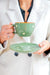 Buy Cups & Mugs - Ceramic Heart Tea Cup & Saucer Set | Decorative Green Serveware For Kitchen & Table by Arte Casa on IKIRU online store