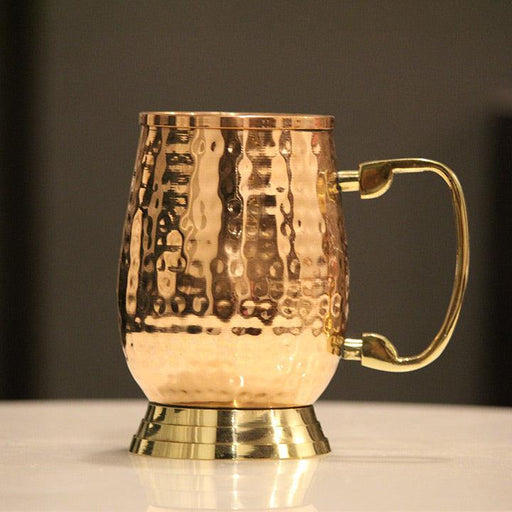 Buy Cups & Mugs - Copper Hammered Large Mug For Water | Storage Utensils For Home & Restaurants by Indian Bartan on IKIRU online store