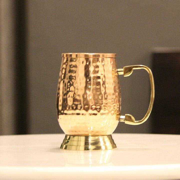 Buy Cups & Mugs - Copper Hammered Large Mug For Water | Storage Utensils For Home & Restaurants by Indian Bartan on IKIRU online store