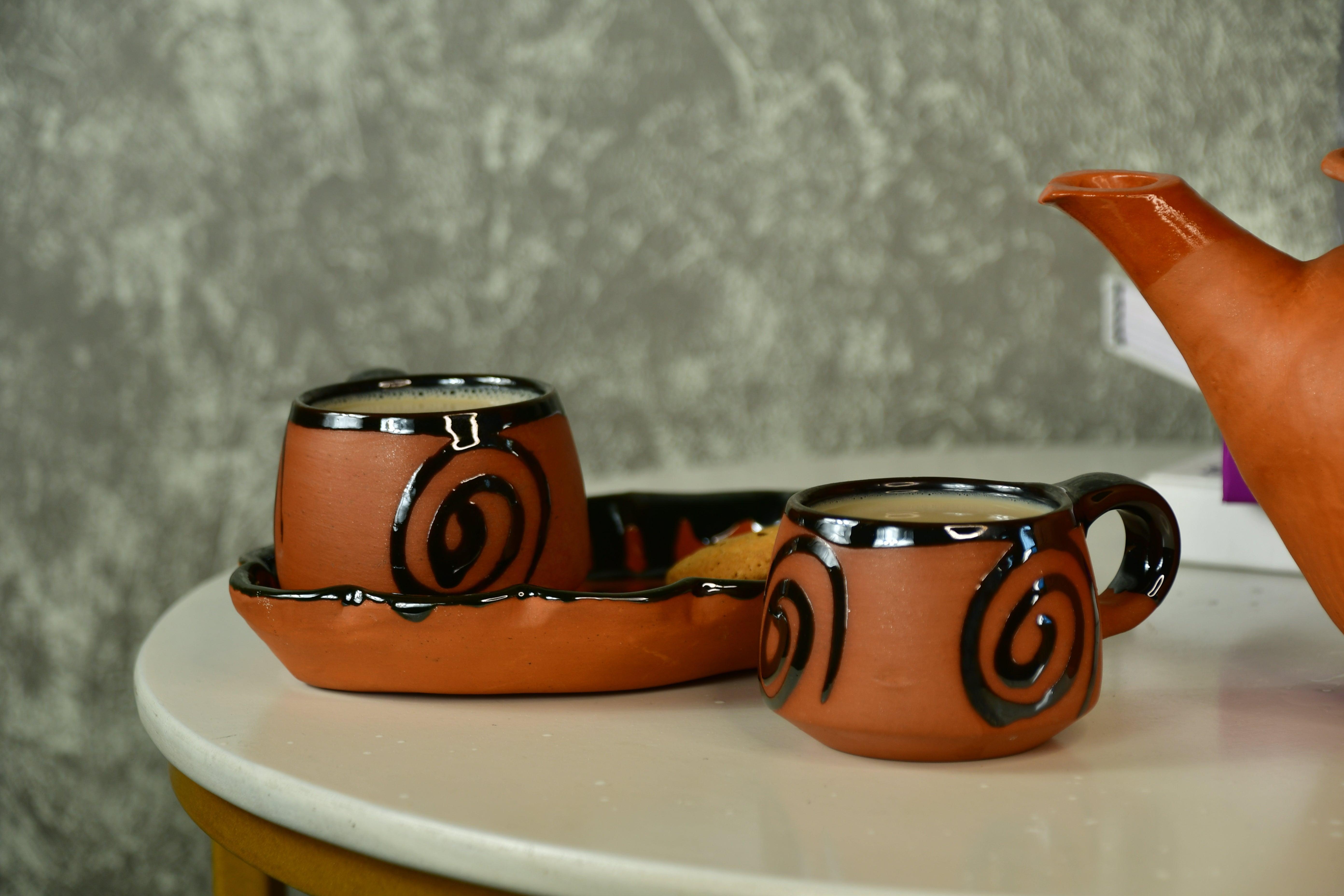 Buy Cups & Mugs - Floral Cup Set: Artistic Home Decor and Kitchenware by Sowpeace on IKIRU online store