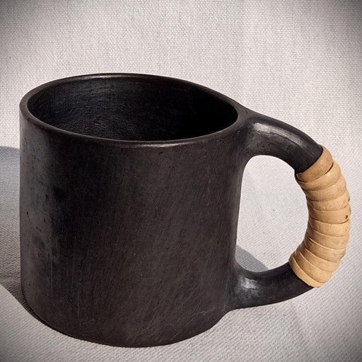 Buy Cups & Mugs - Longpi Black Pottery Beer Mug Medium | Glassware & Drinkware by Terracotta By Sachii on IKIRU online store