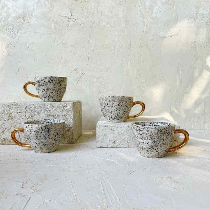 Buy Cups & Mugs - Splatter Cup for Dining Set of 4 & Designer Tea Cups & Coffee Mugs Set by ISAAKA on IKIRU online store