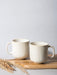 Buy Cups & Mugs - Striped Ivory Mug - Set of 2 by The Table Fable on IKIRU online store