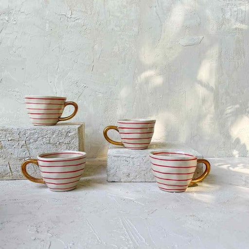 Buy Cups & Mugs - Waldo Cups for Kitchen Set of 4 | Decorative Tea Mugs & Coffee Cup by ISAAKA on IKIRU online store