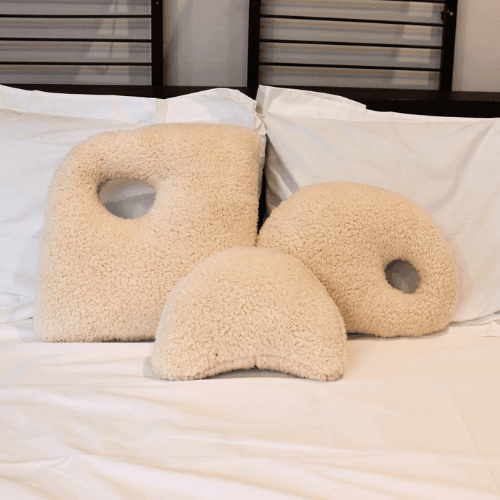 Buy Cushion - Cloud Cushion Set of 3 For Bedroom Decor by Muun Home on IKIRU online store