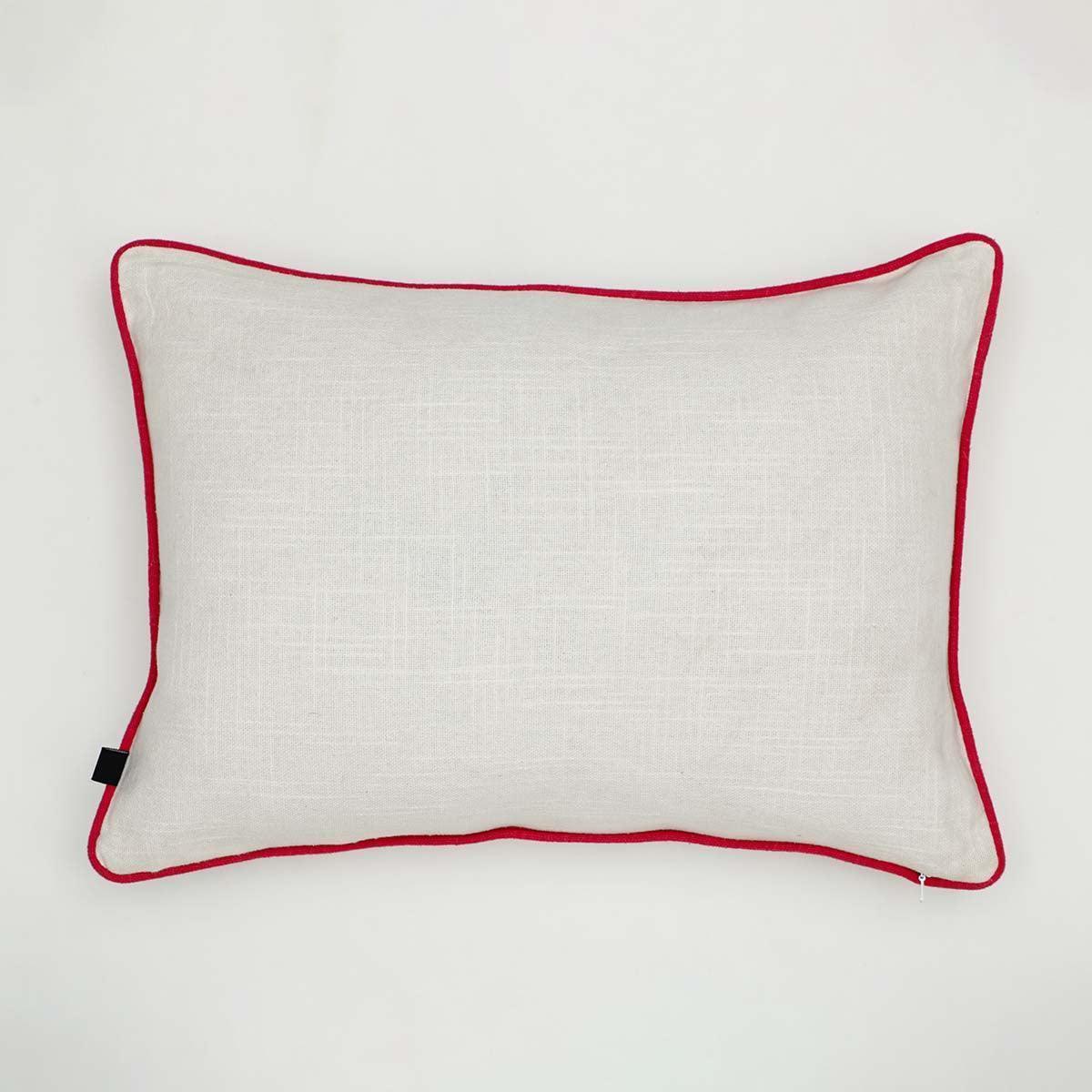 Buy Cushion cover - Albero White Beautiful Printed Cushion Cover For Bed & Sofa | Bedroom Essentials by Home4U on IKIRU online store