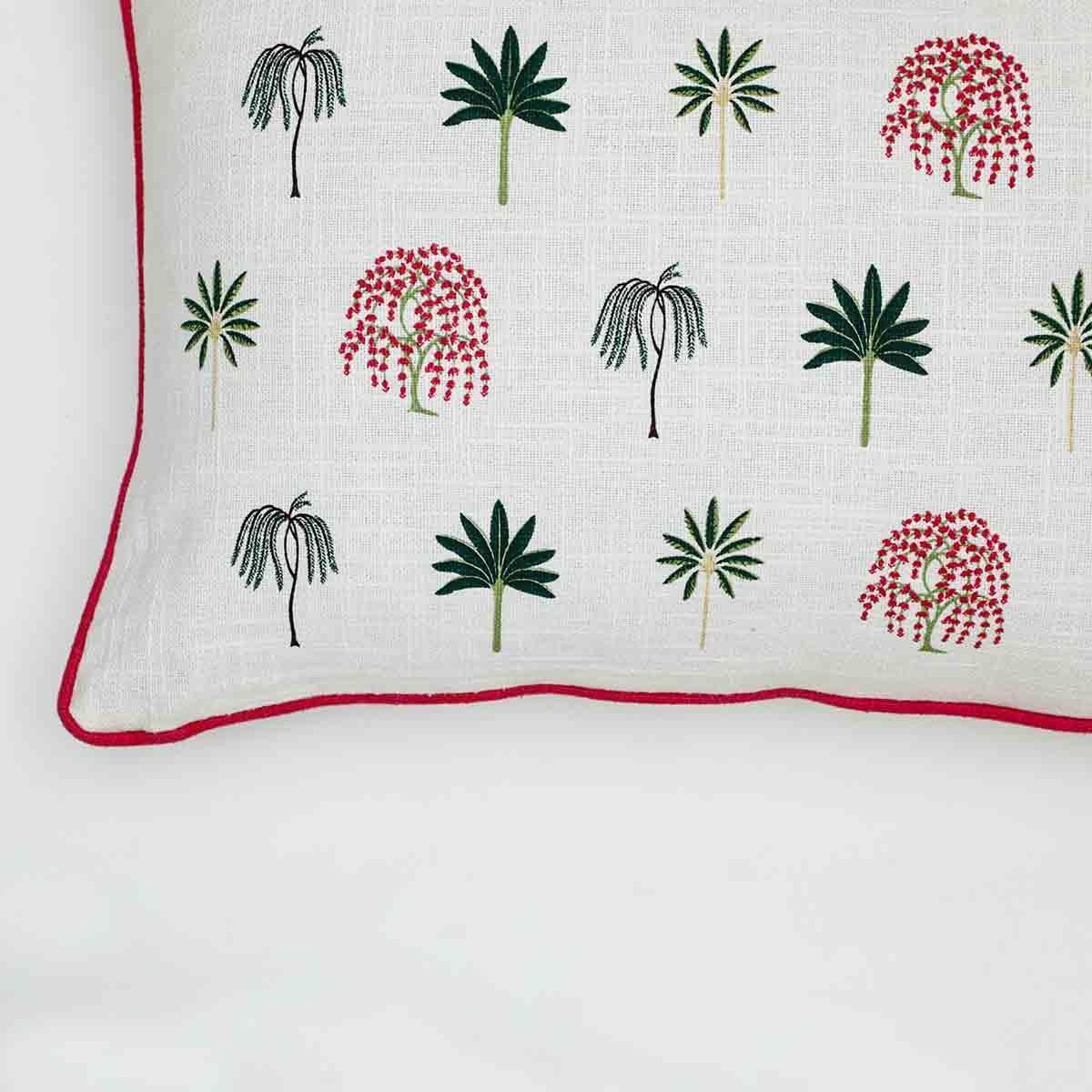 Buy Cushion cover - Albero White Beautiful Printed Cushion Cover For Bed & Sofa | Bedroom Essentials by Home4U on IKIRU online store