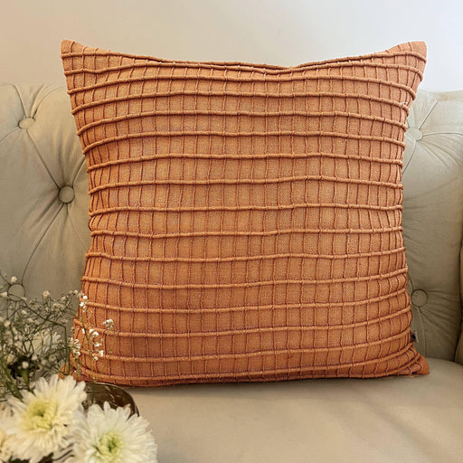 Buy Cushion cover - Checkered Shimmer Cushion Cover For Bedroom | Cushion Case by Onset Homes on IKIRU online store