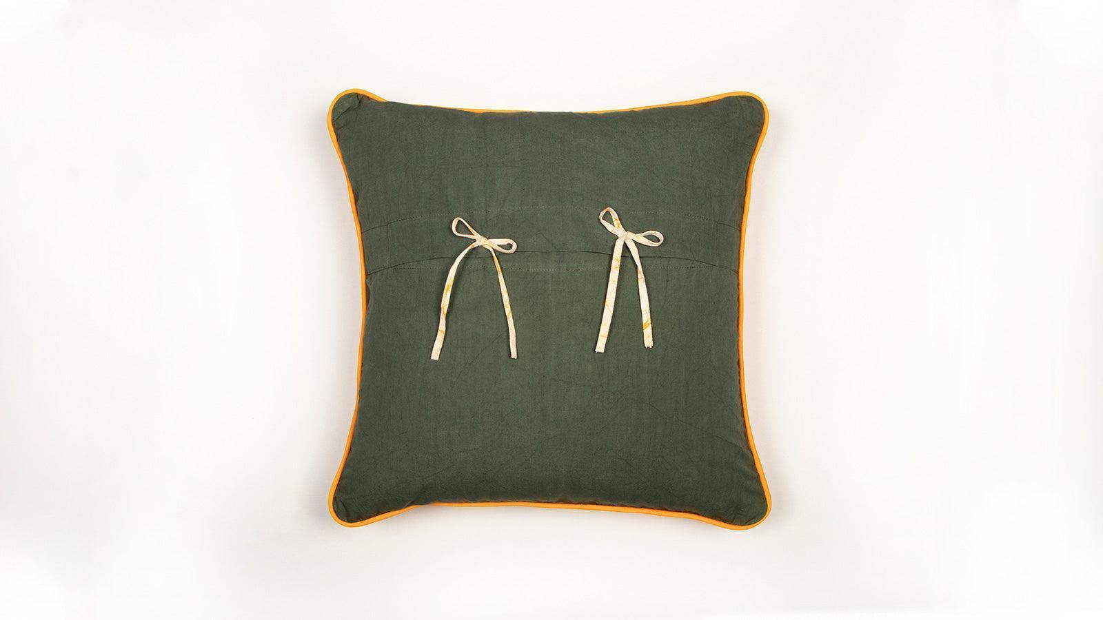 Buy Cushion cover - Cotton Frangipani Cushion Covers Set of 2 For Furnishing & Home Decor by Rayden on IKIRU online store