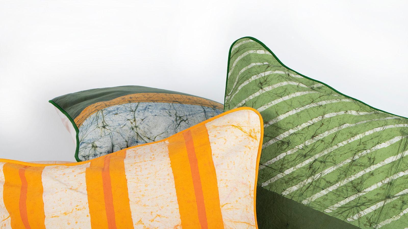 Buy Cushion cover - Cotton Frangipani Cushion Covers Set of 2 For Furnishing & Home Decor by Rayden on IKIRU online store