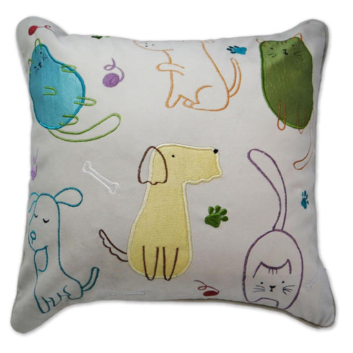 Buy Cushion cover - Dogs & Cats by Chann Studios on IKIRU online store