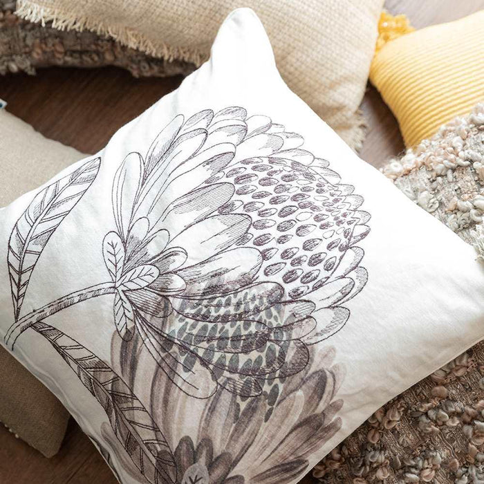 Buy Cushion cover - Floret Cushion Cover For Bedroom | Pillow Case For Sofa by Onset Homes on IKIRU online store