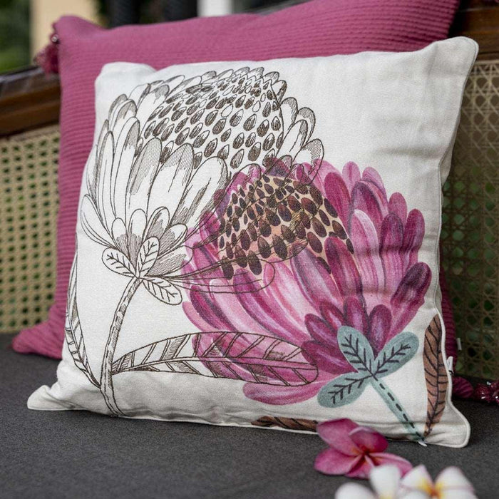 Buy Cushion cover - Floret Cushion Cover For Bedroom | Pillow Case For Sofa by Onset Homes on IKIRU online store