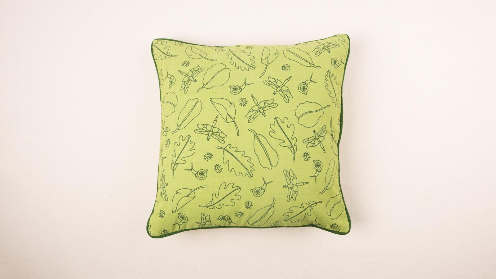 Buy Cushion cover - Habitat Forest Trail Cotton Cushion Covers Set of 2 For Furnishing & Home Decor by Rayden on IKIRU online store