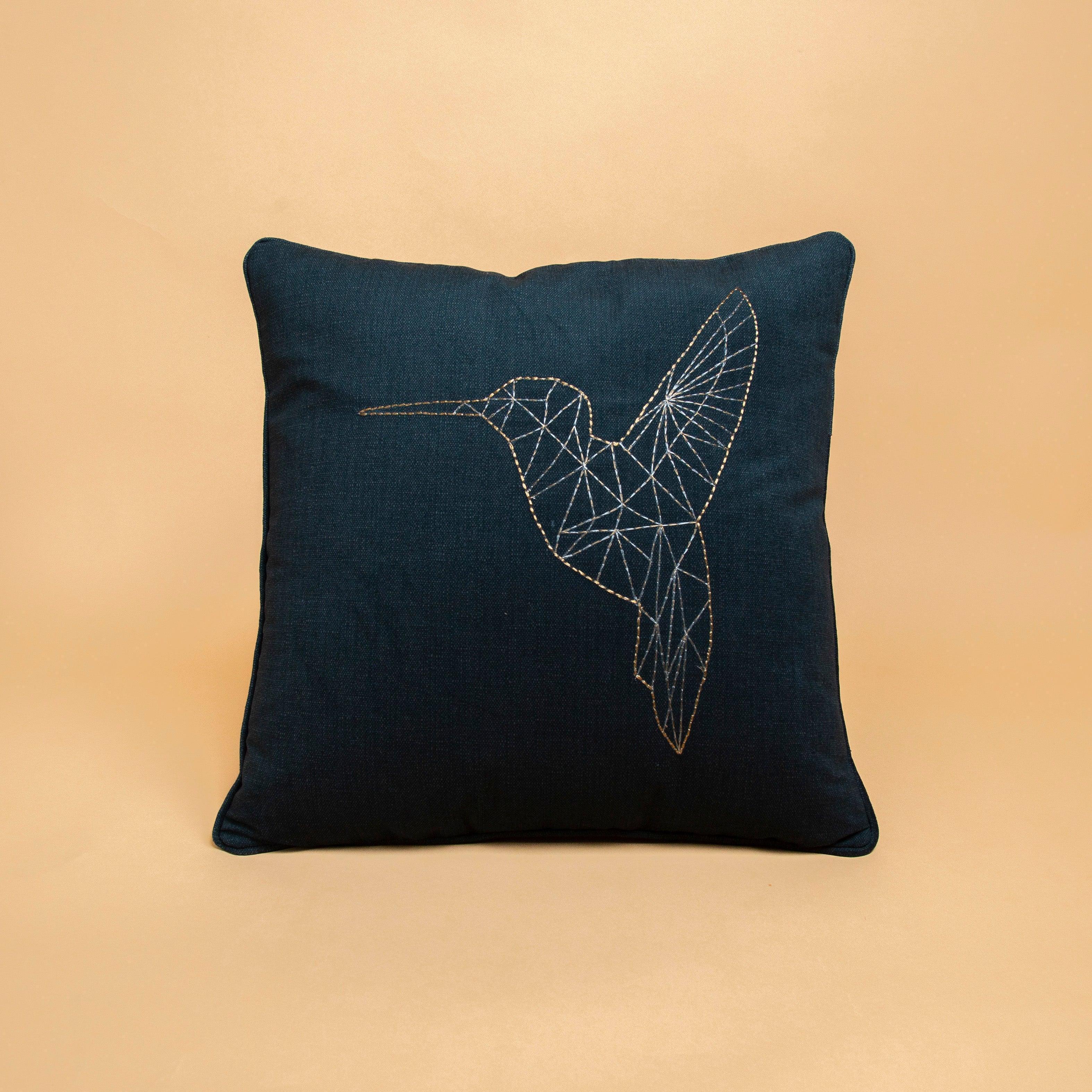 Buy Cushion cover - Humming Bird Pacific by Chann Studios on IKIRU online store