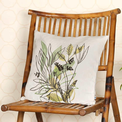 Buy Cushion cover - Lleafy Affair Cushion Cover & Pillows Cover for Sofa | Pillows Cover by Onset Homes on IKIRU online store