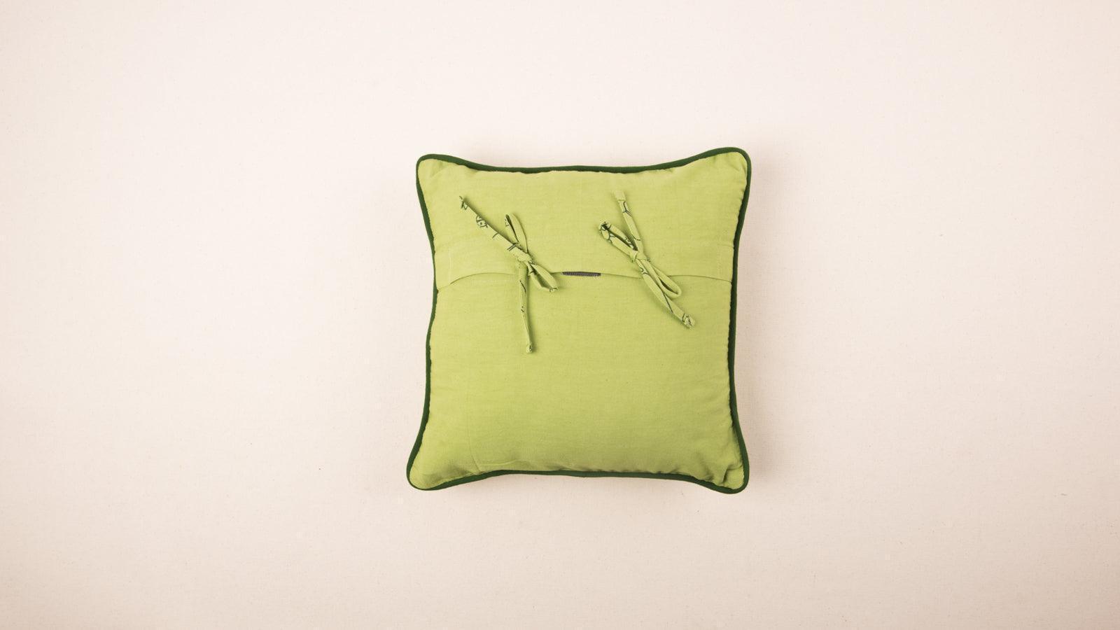 Buy Cushion cover - Olive Green Forest Fern Cushion Cover Set of 2 For Furnishing & Home Decor by Rayden on IKIRU online store