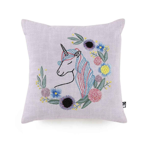 Buy Cushion cover - Sleeping Unicorn Kids Cushion Cover by Home4U on IKIRU online store
