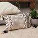 Buy Cushion - Off White Cotton Tribal Motif lumbar Rectangular Cushion Cover For Living Room & Bedroom by Muun Home on IKIRU online store