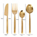 Buy Cutlery - Artisan Dot Hammered Cutlery Set of 24 | Spoon Fork Set by De Maison Decor on IKIRU online store