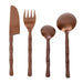 Buy Cutlery - Bamboo Elegance Cutlery Set of 24 for Kitchen | Spoon Fork Set by De Maison Decor on IKIRU online store
