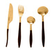 Buy Cutlery - Midnight Opulence Cutlery Set of 16 | Spoon, Fork & Knife for Kitchen by De Maison Decor on IKIRU online store