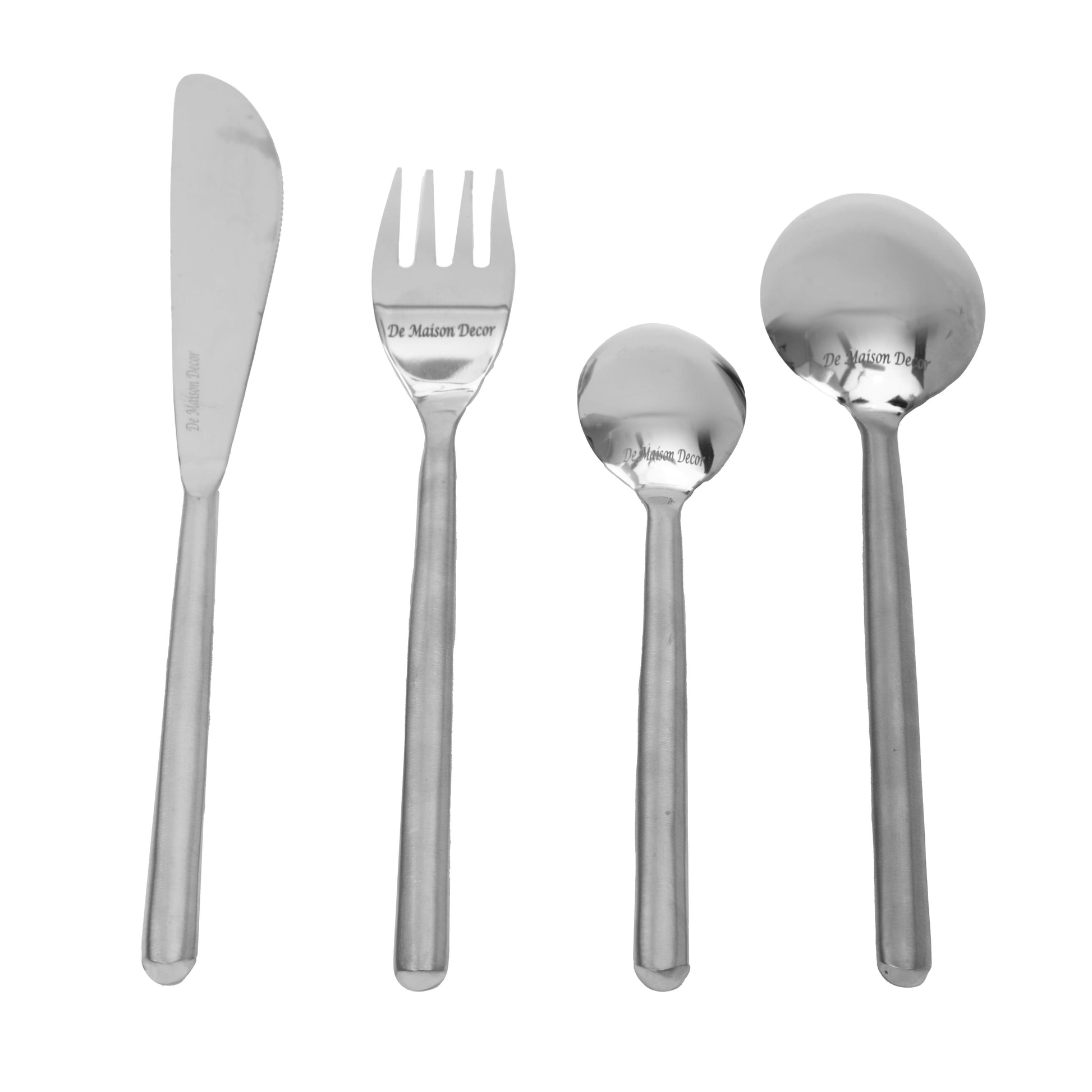 Buy Cutlery - Radiant Reflections Cutlery Set of 16 For Kitchen Decor by De Maison Decor on IKIRU online store