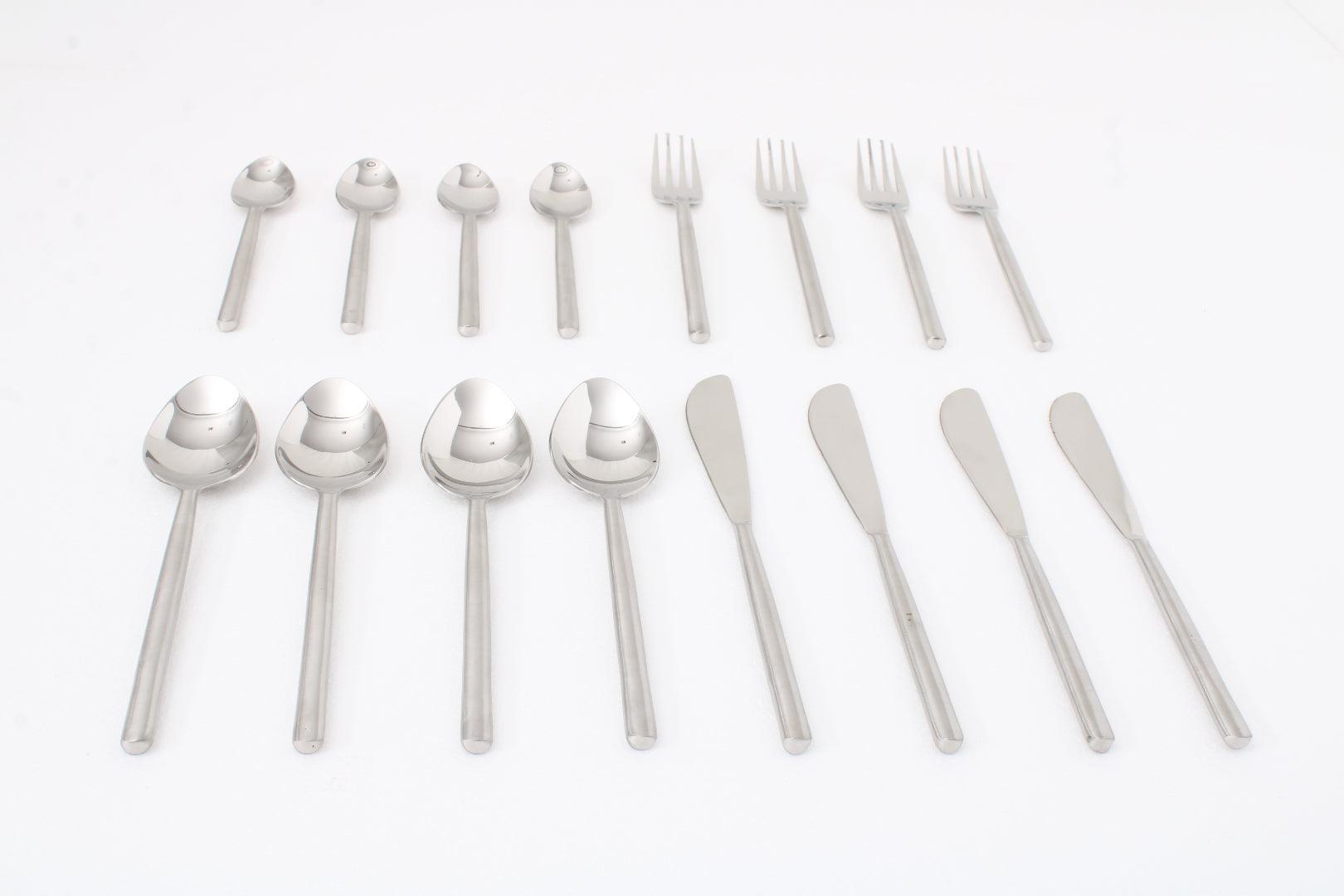 Buy Cutlery - Radiant Reflections Cutlery Set of 16 For Kitchen Decor by De Maison Decor on IKIRU online store