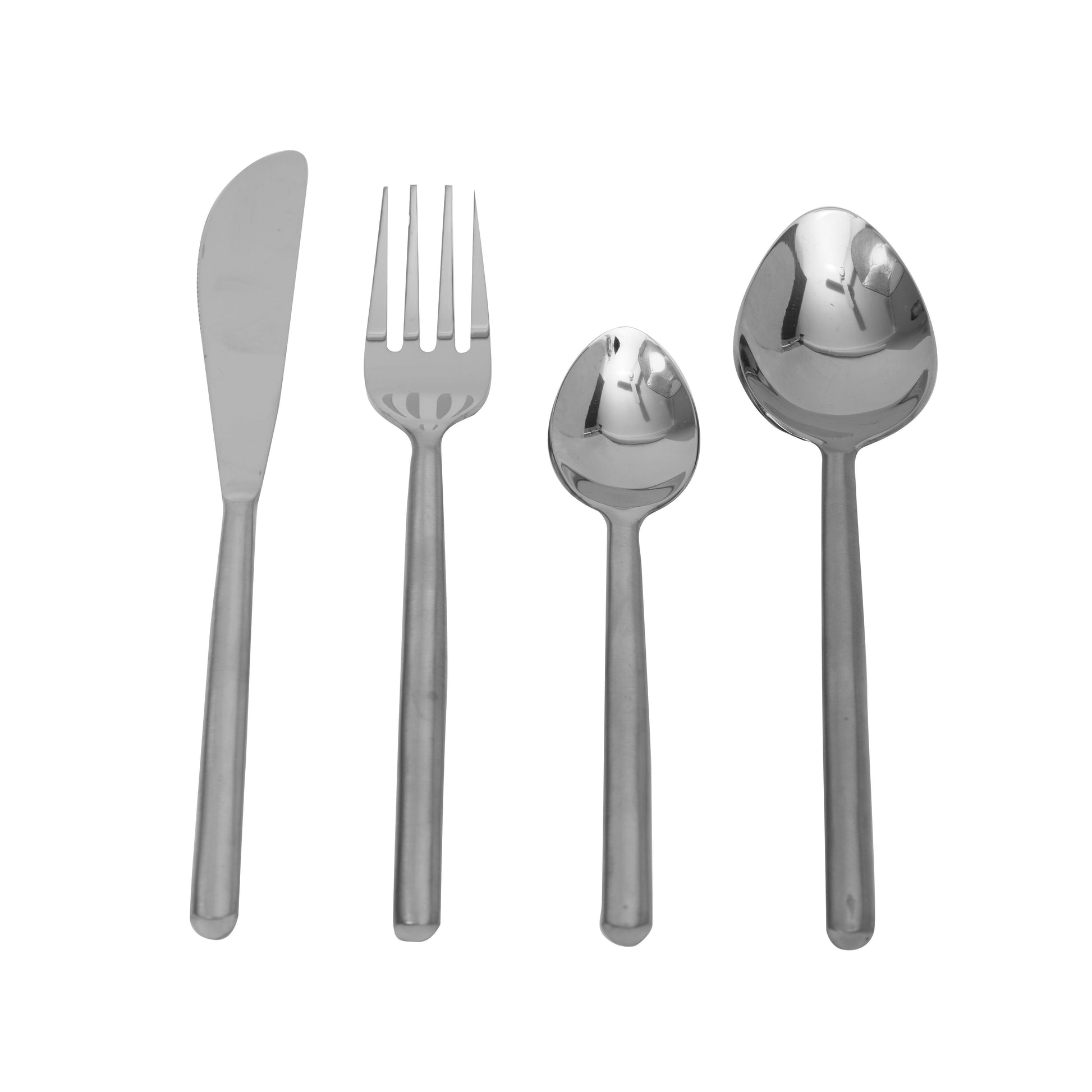 Buy Cutlery - Radiant Reflections Steel Cutlery Set Of 4 | Fork & Spoons For Dining Table & Kitchen by De Maison Decor on IKIRU online store