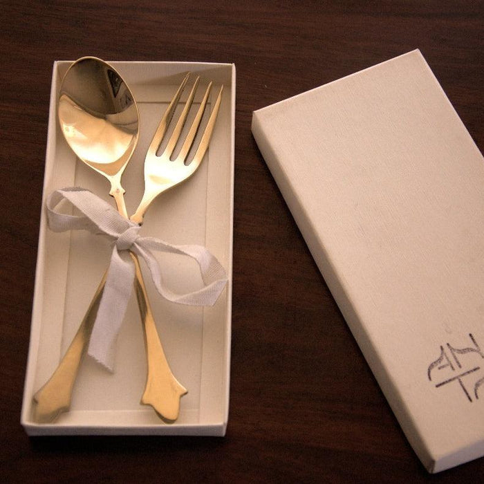 Buy Cutlery Selective Edition - Cresent Fork & Spoon Set by Anantaya on IKIRU online store