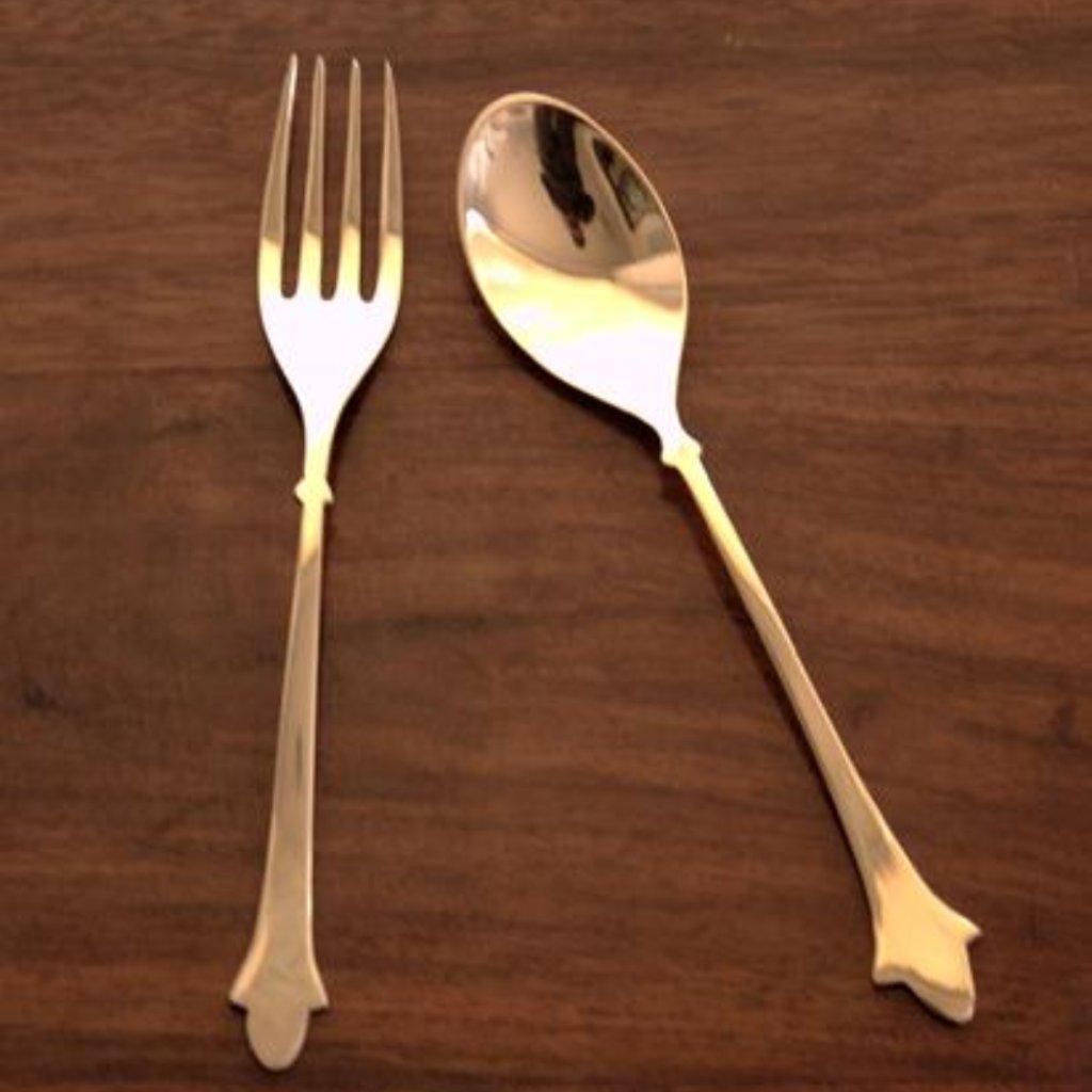 Buy Cutlery Selective Edition - Cresent Fork & Spoon Set by Anantaya on IKIRU online store
