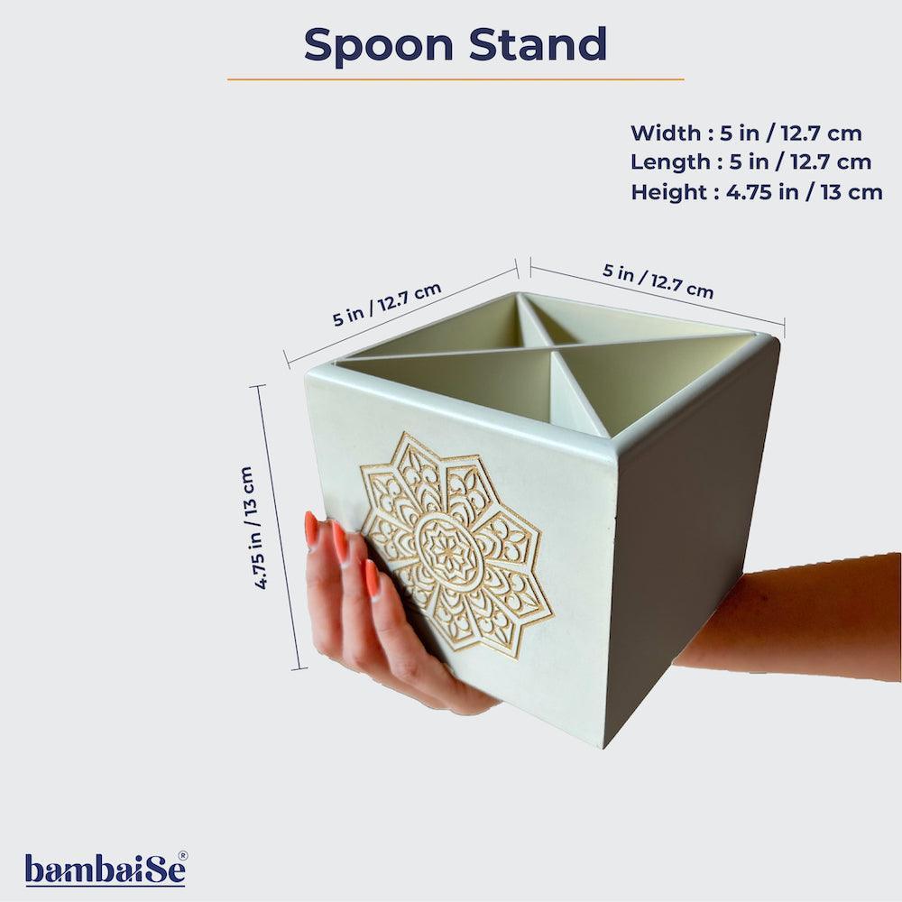Buy Cutlery stand - Pebble Grey Spoon Stand by bambaiSe on IKIRU online store