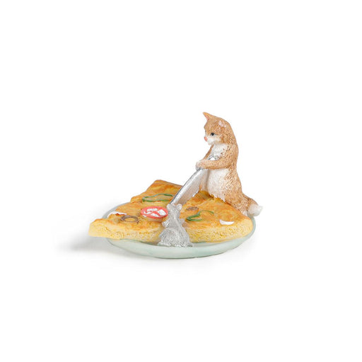 Buy Decor Objects - Cat & Rat Eating Pizza Mini Object by Home4U on IKIRU online store