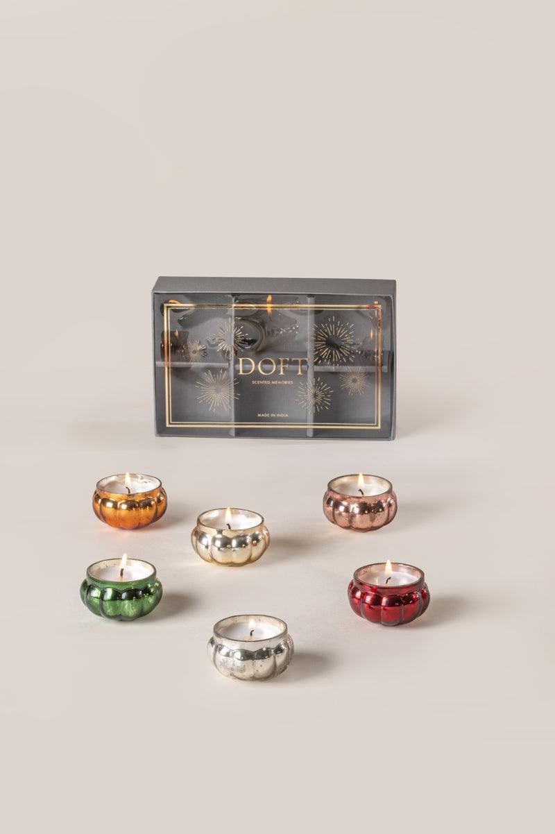 Buy Decor Objects - Decorative Illume Scented Diyas | Small Colorful Fragrant Tealights For Home & Table Decor by Doft Candles on IKIRU online store