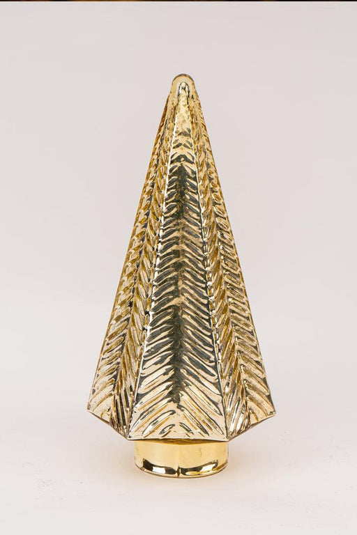 Buy Decor Objects - Gold Led Fitted Glass Christmas Tree by Doft Candles on IKIRU online store