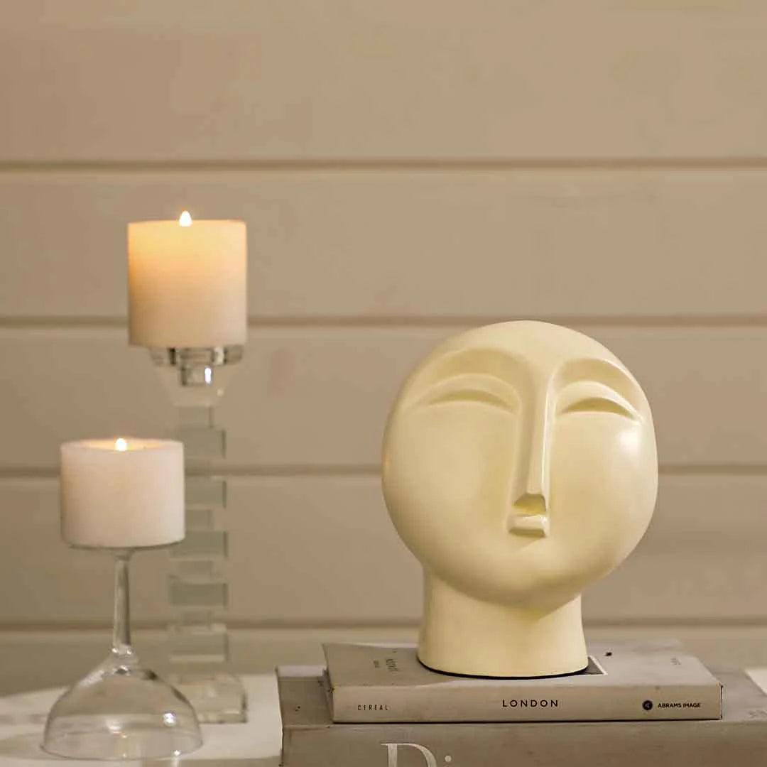 Buy Decor Objects - Gypsy Decorative Sculpture Ivory for Home Decor | Artwork Statuette by Home4U on IKIRU online store