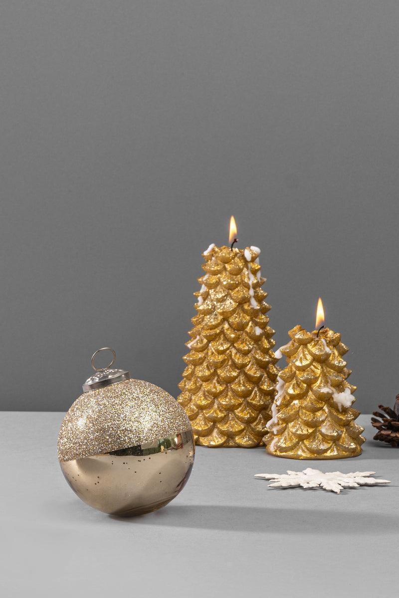 Buy Decor Objects - Multicolor Glass Ball Ornaments For Christmas Tree & Party Decoration by Doft Candles on IKIRU online store