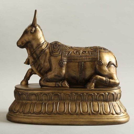 Buy Decor Objects - Nandi Antique Sculpture by Home4U on IKIRU online store