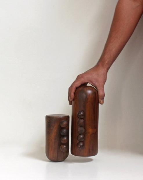 Buy Decor Objects - Pelotas | Wooden Decor Objects Duo for Home Decor by Studio Indigene on IKIRU online store