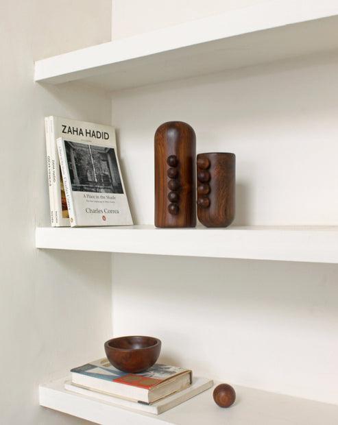 Buy Decor Objects - Pelotas | Wooden Decor Objects Duo for Home Decor by Studio Indigene on IKIRU online store