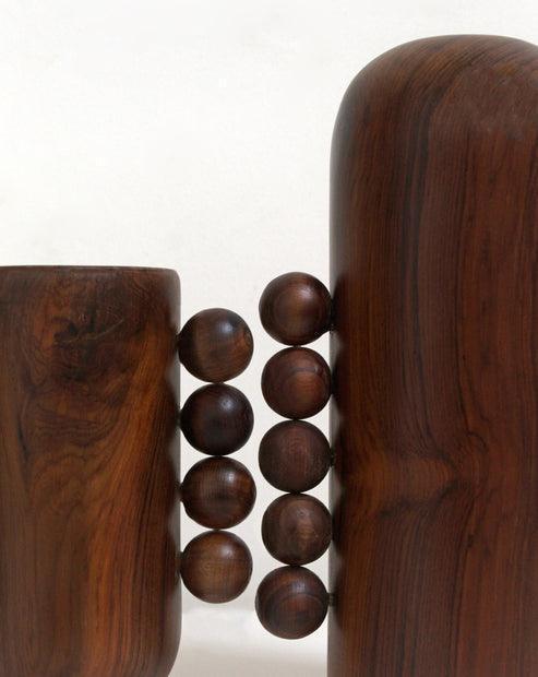 Buy Decor Objects - Pelotas | Wooden Decor Objects Duo for Home Decor by Studio Indigene on IKIRU online store